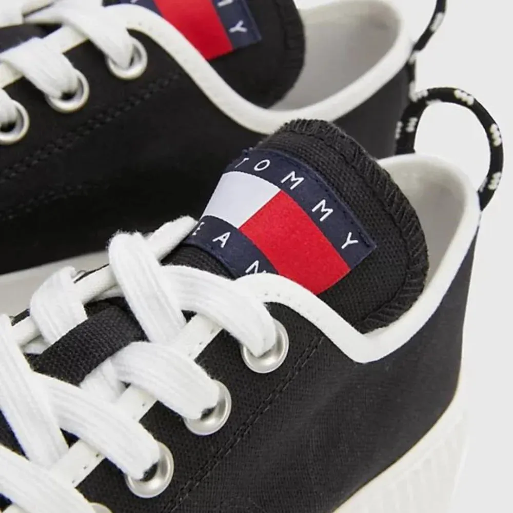 Tommy Hilfiger Jeans VULC Platform Canvas LC Sneakers Women - BLK