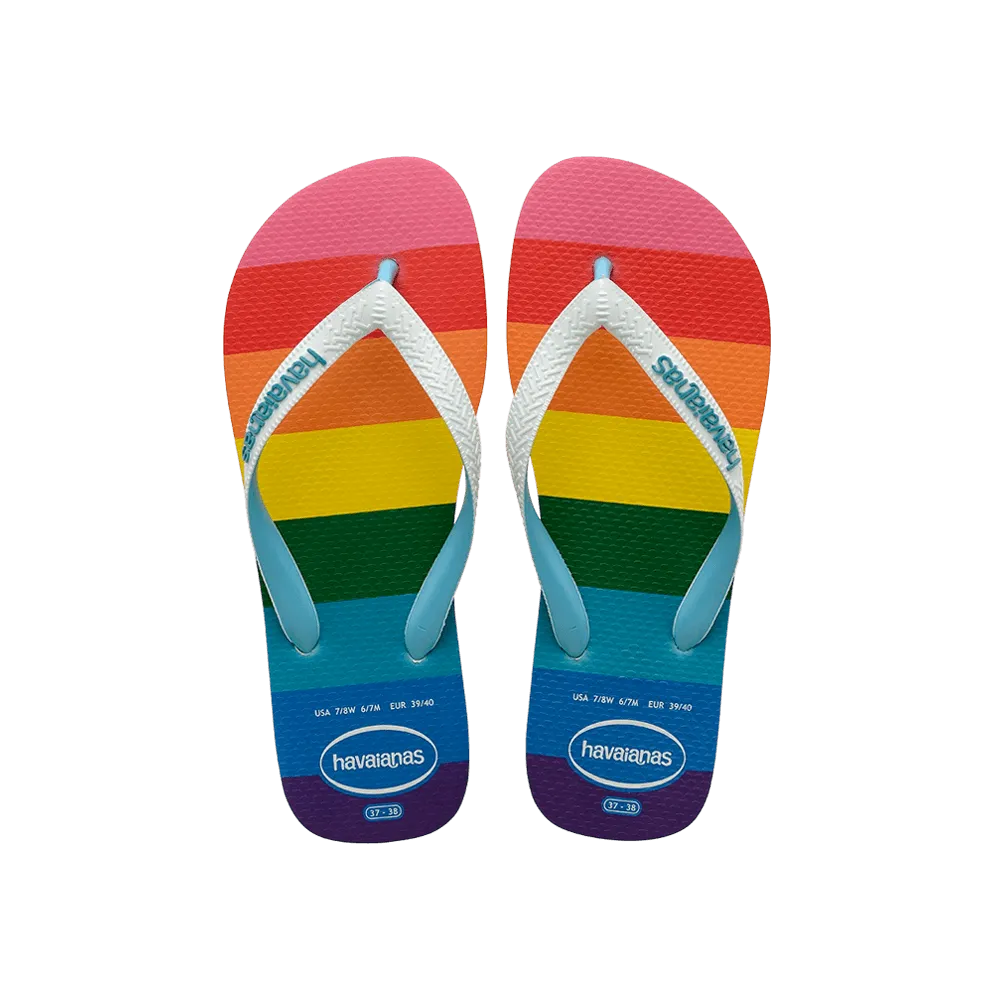 Top Pride Allover Flip Flops