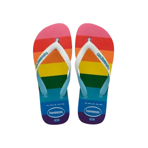 Top Pride Allover Flip Flops