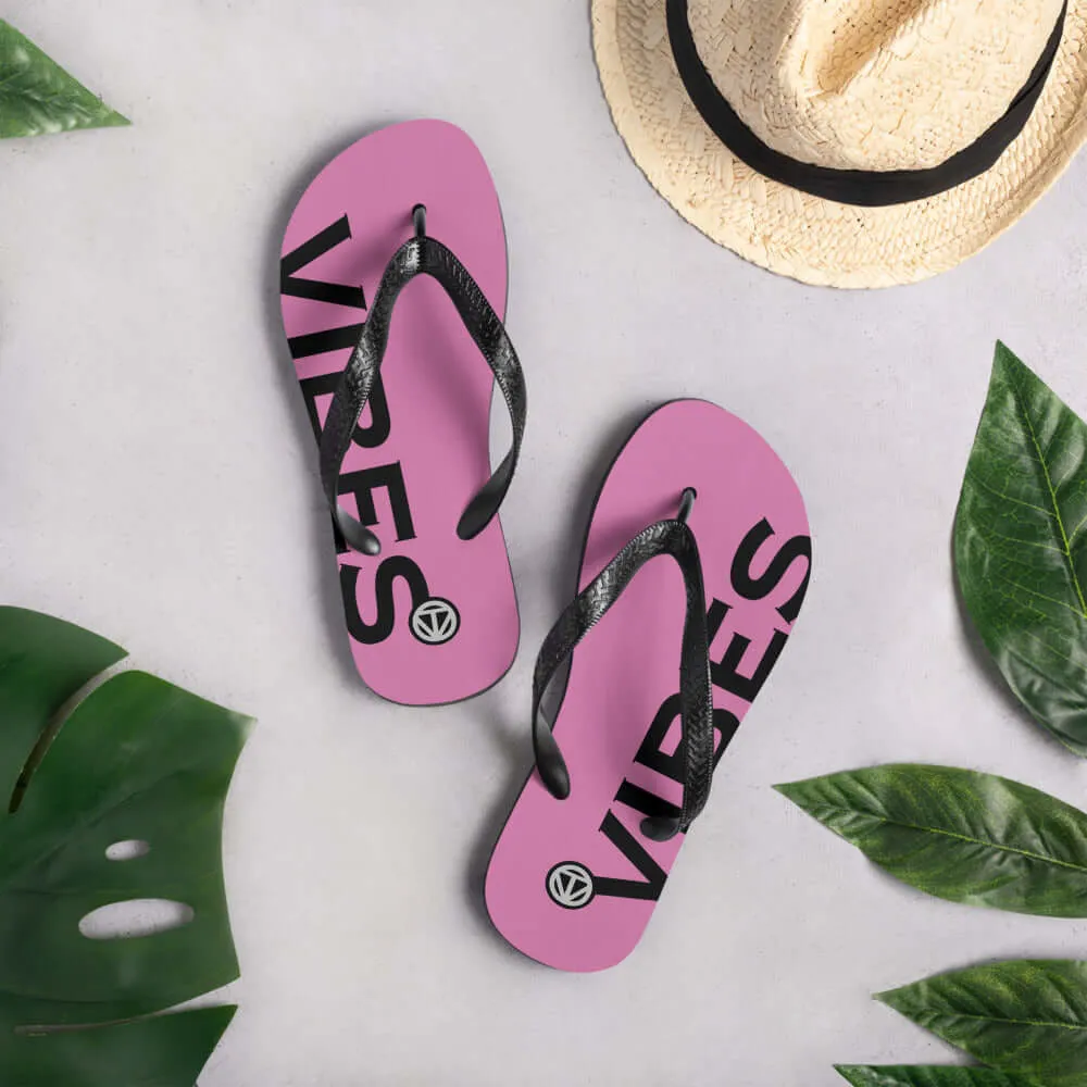 TOV Flip-Flops VIBES (Pink/Schwarz)