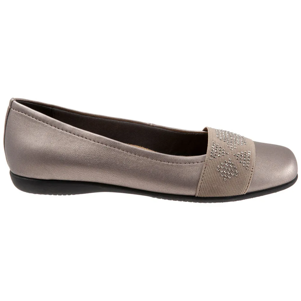 Trotters Samantha Pewter Metallic Gem (Women's)