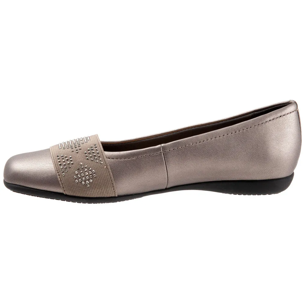 Trotters Samantha Pewter Metallic Gem (Women's)