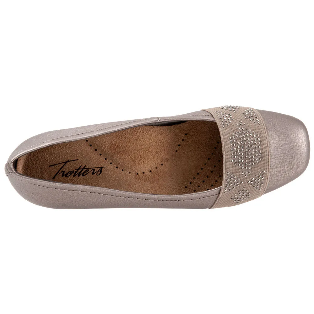 Trotters Samantha Pewter Metallic Gem (Women's)