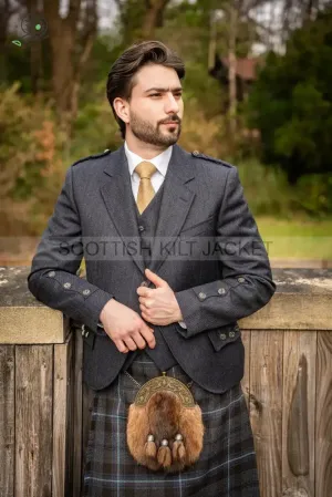 TWEED NAVY CRAIL KILT OUTFIT