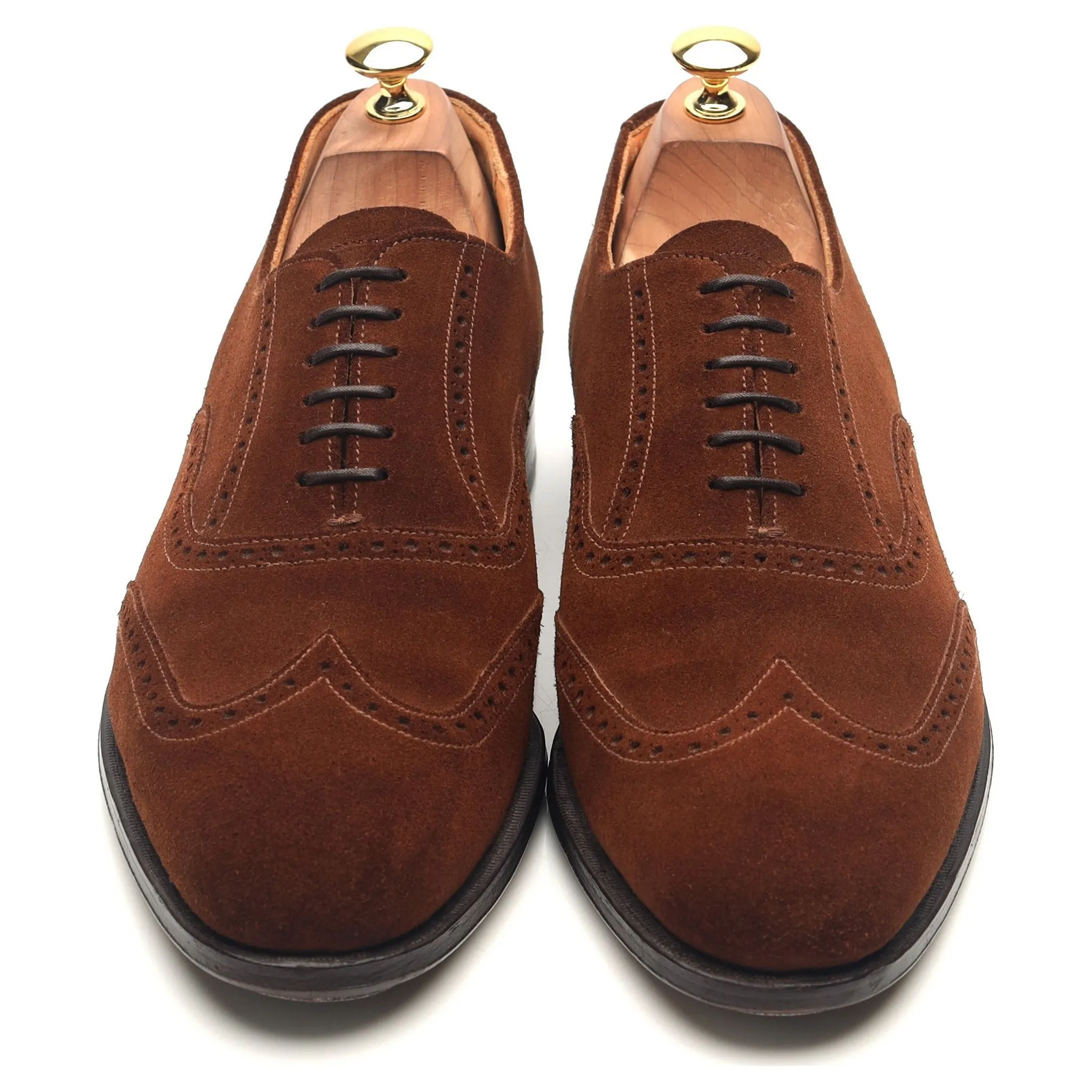 Vintage Brown Suede Brogues UK 10.5 EF