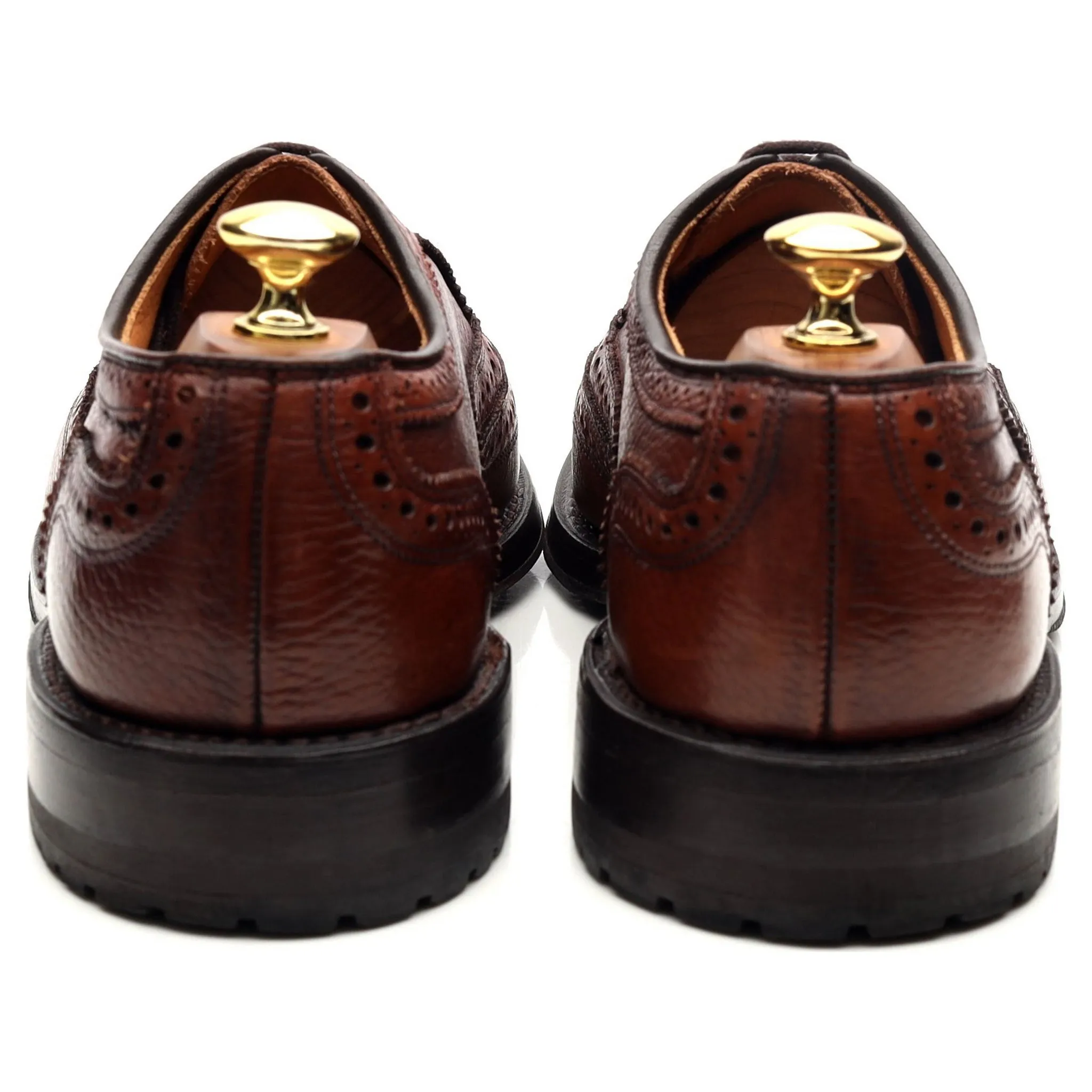 'Winslow' Brown Leather Oxford Brogues UK 7.5 US 8 E