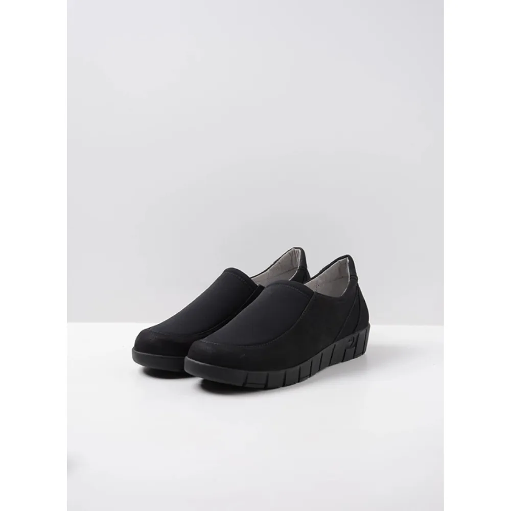 Wolky Salton Black Nubuck Loafer (Women's)