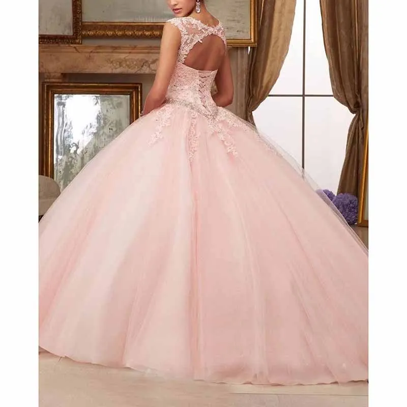 Women A Line Party Prom Dresses A line Formal Appliques Prom Ball Gown