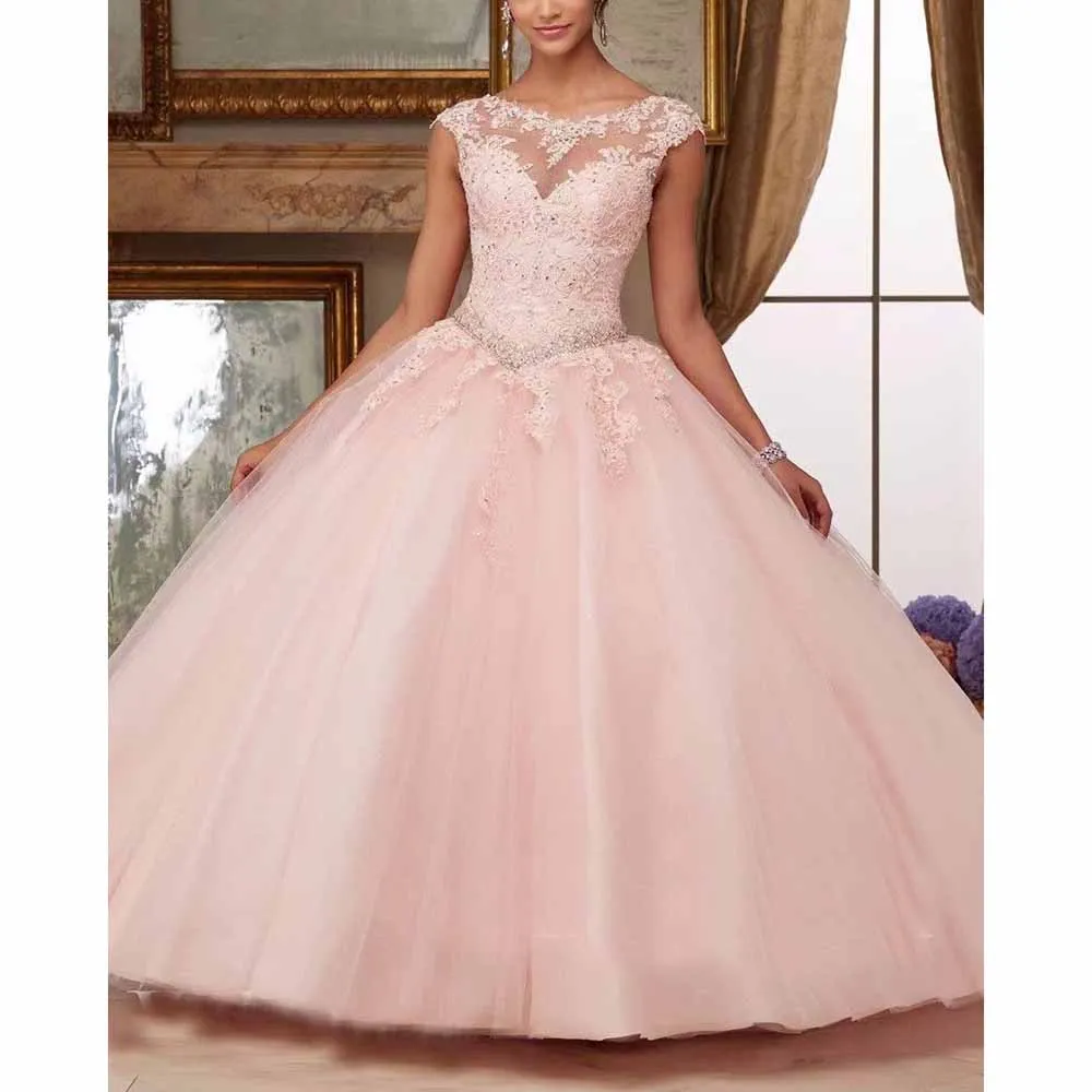 Women A Line Party Prom Dresses A line Formal Appliques Prom Ball Gown