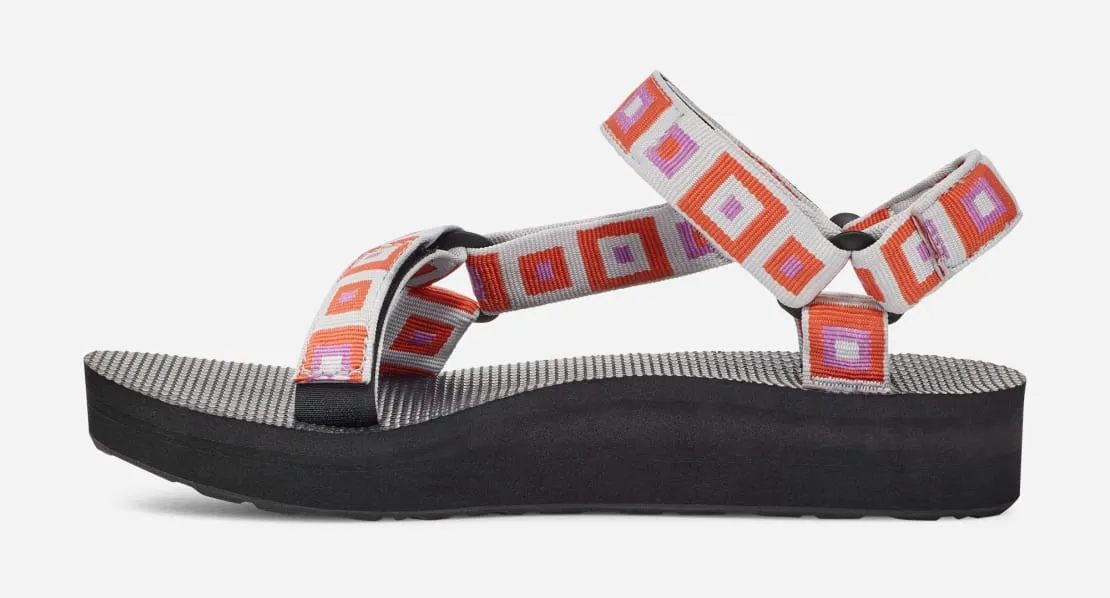 Women's Teva Midform Universal Color: Retro Squares Explore