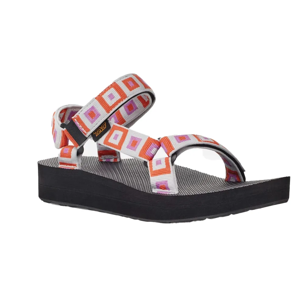 Women's Teva Midform Universal Color: Retro Squares Explore