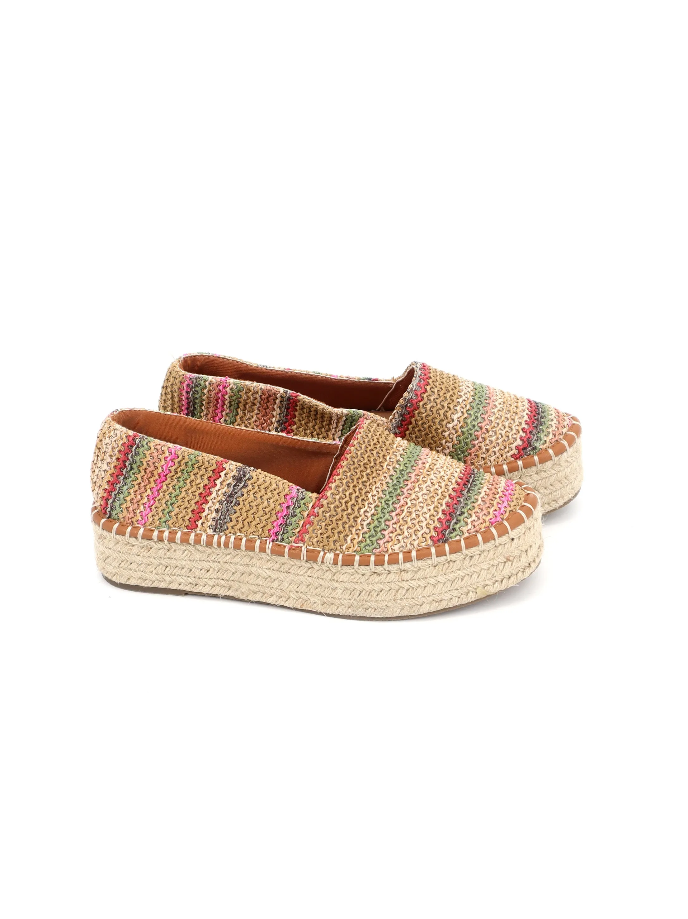 Women's Textured Slip On Shoes,Multi