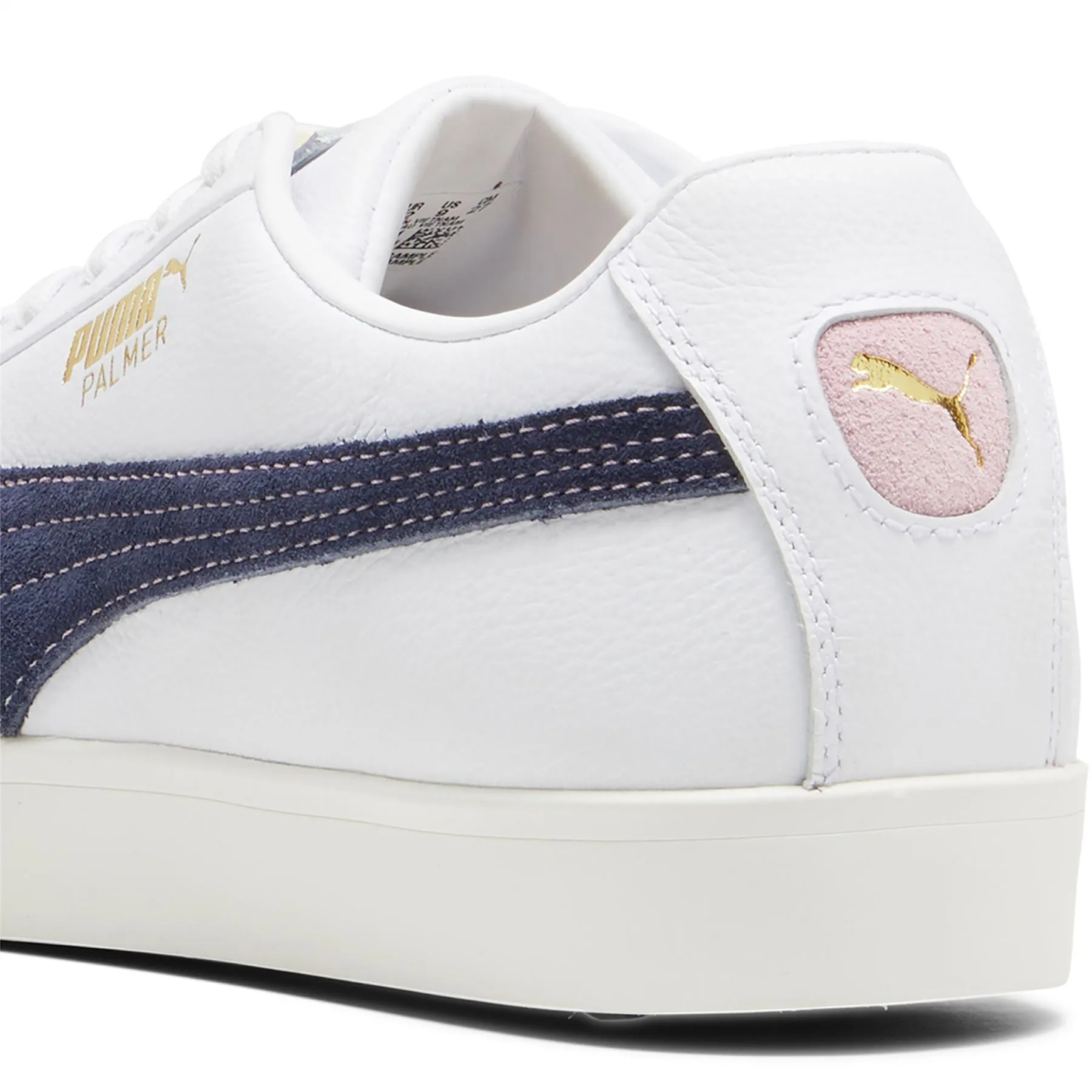 x AP Fusion Classic Golf Shoes White/Navy - SS24