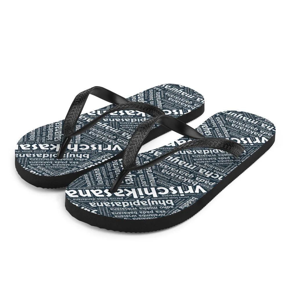 YFS Sanskrit Flip Flops