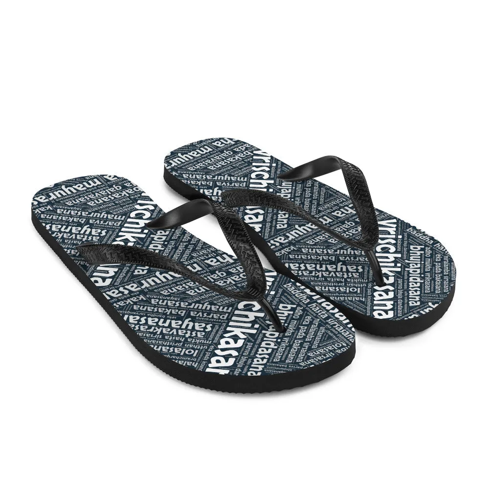 YFS Sanskrit Flip Flops